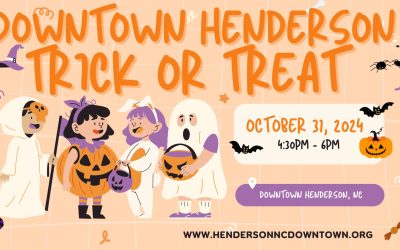 Trick or Treat in Downtown Henderson, NC 2024